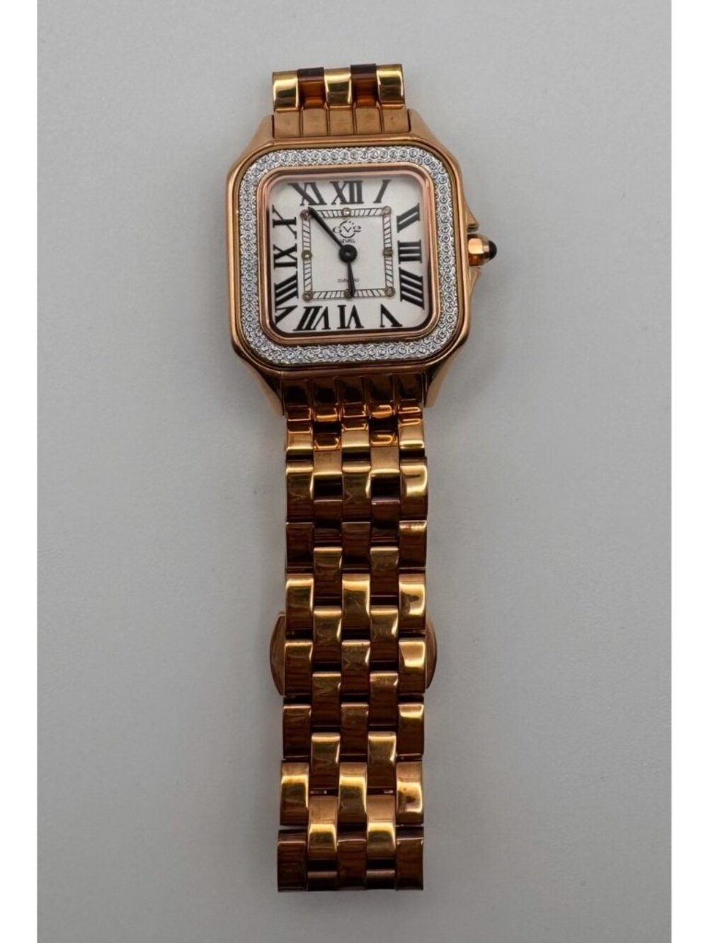 GV2 Gevril Milan 12101 Diamond Watch Rose Gold Swiss Quartz 027/500 Working - Picture 3 of 13